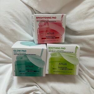 Anua Skincare Moisturizer Pads Set - Brightening, Glow, and Soothing